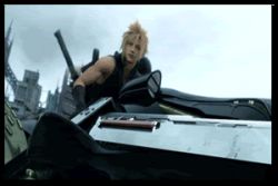Rule 34 | 00s, 1990s (style), 1boy, 1girl, animated, animated gif, cloud strife, final fantasy, final fantasy vii, final fantasy vii advent children, lowres, motor vehicle, motorcycle, official art, retro artstyle, tifa lockhart, vehicle