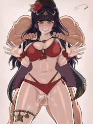 Rule 34 | 1boy, 1girl, absurdres, against fourth wall, aldharoku, bikini, black hair, blunt bangs, breast press, breasts, cape, clenched teeth, cum, cum in pussy, fire emblem, fire emblem awakening, fire emblem heroes, fourth wall, hetero, highres, large breasts, long hair, muscular, muscular male, navel, nintendo, official alternate costume, orgasm, penis, pussy, red bikini, rolling eyes, sex, sex from behind, shiny skin, solo focus, sweat, swimsuit, teeth, tharja (fire emblem), tharja (summer) (fire emblem), thighs, uncensored, vaginal