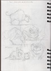 Rule 34 | absurdres, bull, david revoy, english text, highres, monster, non-web source, sketch