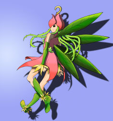 Rule 34 | absurdres, digimon, digimon (creature), fairy, flower, highres, lilimon, monster girl, petals, plant girl