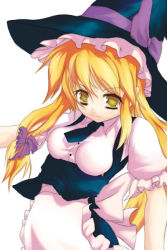Rule 34 | 1girl, breasts, female focus, hat, hexa, kirisame marisa, simple background, solo, tagme, touhou, white background, witch