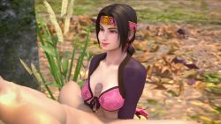 Rule 34 | 1boy, 1girl, 3d, animated, arcad, breasts, brown hair, cleavage, clothed female nude male, headband, highres, namco, nude, paizuri, penis, seong mi-na, soul calibur, soulcalibur, soulcalibur vi, uncensored, video