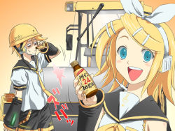 Rule 34 | 1boy, 1girl, brother and sister, iga tomoteru, kagamine len, kagamine rin, siblings, steamroller, translated, twins, vocaloid