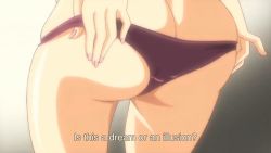 Rule 34 | 1girl, animated, animated gif, ass, babuka: gokudou no tsuma, butt crack, gluteal fold, huge ass, lowres, panties, solo, underwear, undressing