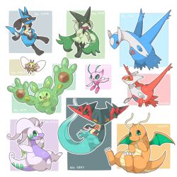 Rule 34 | :d, alternate color, animal focus, black eyes, blue skin, border, celebi, colored sclera, colored skin, commentary request, creatures (company), dragapult, dragon wings, dragonite, floating, game freak, gen 1 pokemon, gen 2 pokemon, gen 3 pokemon, gen 4 pokemon, gen 5 pokemon, gen 6 pokemon, gen 7 pokemon, gen 8 pokemon, goodra, green eyes, green fur, highres, latias, latios, legendary pokemon, lucario, meowscarada, mythical pokemon, nintendo, no humans, open mouth, orange skin, pink skin, pokemon, pokemon (creature), purple skin, red eyes, red skin, reuniclus, ribombee, shiny pokemon, sitting, slime (substance), smile, spikes, tail, towa (clonea), white border, wings, yellow eyes, yellow sclera