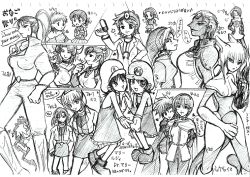 Rule 34 | 6+girls, ?, arrow (symbol), bad id, bag, bow, bowser, breasts, captain falcon, company connection, creatures (company), donkey kong, donkey kong (series), dr. mario, dr. mario (game), dress, f-zero, falco lombardi, fire emblem, fire emblem: mystery of the emblem, fire emblem: the binding blade, fox mccloud, game &amp; watch, game freak, ganondorf, gen 1 pokemon, genderswap, genderswap (mtf), green theme, hair bow, hairband, hand on own hip, heart, ice climber, ice climbers, large breasts, legendary pokemon, link, luigi, mario, mario (series), marth (fire emblem), medium breasts, mewtwo, monochrome, mother (game), mother 2, mr. game &amp; watch, multiple girls, musical note, ness (mother 2), nintendo, personification, pill, pokemon, ponytail, popo (ice climber), princess zelda, quaver, roy (fire emblem), school bag, sheik, siblings, sisters, skirt, smile, speech bubble, standing, star (symbol), star fox, super mario bros. 1, super smash bros., the legend of zelda, the legend of zelda: ocarina of time, translation request, young link
