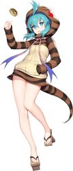 1girl full_body game_cg kemono_friends kemono_friends_kingdom looking_at_viewer official_art solo tachi-e transparent_background tsuchinoko_(kemono_friends)