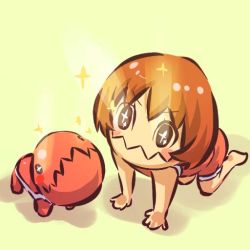 Rule 34 | + +, 00s, all fours, androgynous, barefoot, blush stickers, creatures (company), game freak, gen 3 pokemon, gender request, hitec, looking up, moemon, nintendo, personification, pokemon, pokemon (creature), pokemon rse, red hair, short hair, sparkle, trapinch, wavy mouth