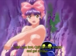 Rule 34 | 1girl, animated, animated gif, bathing, breasts, injuu gakuen la blue girl, large breasts, midou miko, nin-nin, nude, pubic hair, purple hair