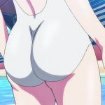 Rule 34 | 10s, 1girl, animated, ass, ass shake, competition swimsuit, huge ass, jiggle, keijo!!!!!!!!, miyata sayaka, one-piece swimsuit, spanked, spanking, swimsuit, tagme, video, water, video