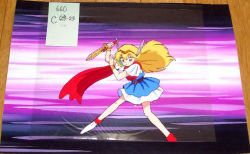 Rule 34 | 1990s (style), akazukin chacha, blonde hair, magical princess, standing, sword, weapon