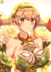 Rule 34 | 1girl, blonde hair, breasts, chinchongcha, fire emblem, fire emblem heroes, highres, nintendo, peony (fire emblem), pointy ears, smile