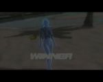 Rule 34 | 1girl, alpha-152, animated, ass, sound, beach, blue skin, colored skin, dead or alive, dead or alive 5, long hair, monster girl, nude, slime girl, solo, text focus, video, walking, video
