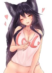 Rule 34 | 1girl, absurdres, ahri (league of legends), akira b, breasts, cleavage, highres, large breasts, league of legends, solo