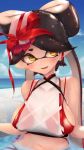 Rule 34 | + +, 1girl, alternate costume, animated, bare shoulders, bikini, black hair, blue sky, blush, bouncing breasts, breasts, callie (splatoon), closed mouth, cloud, collarbone, day, earrings, female focus, hair ribbon, happy, highres, horizon, inkling, jewelry, kashu (hizake), large breasts, live2d, long hair, looking to the side, mole, mole under eye, navel, nintendo, object on head, ocean, open mouth, outdoors, partially submerged, pointy ears, pool, red bikini, red ribbon, ribbon, see-through, shirt, sideboob, sitting, skindentation, sky, sleeveless, sleeveless shirt, smile, solo, splatoon (series), stomach, sweat, swimsuit, teeth, tentacle hair, tentacles, twintails, video, water, wet, wet clothes, white shirt, yellow eyes