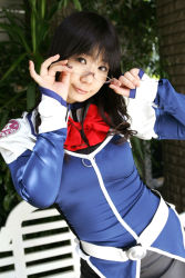 Rule 34 | asian, chocoball, cosplay, fujisawa yayoi, glasses, photo (medium), uchuu no stellvia, uniform