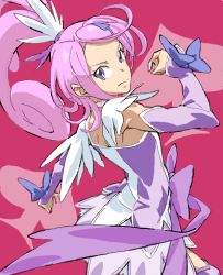Rule 34 | baariya, cure sword, dokidoki! precure, drawr, kenzaki makoto, magical girl, pink hair, ponytail, precure, purple eyes
