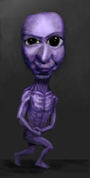 Rule 34 | ao oni, blue oni, blue skin, colored skin, manly, monster, muscular, oni, tagme, the oni (ao oni), what