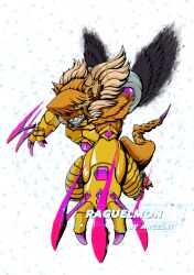 Rule 34 | 1boy, claws, digimon, digimon (creature), furry, highres, male focus, raguelmon, solo, tail