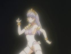 Rule 34 | 00s, 1girl, animated, animated gif, armband, armlet, ass, bikini, black background, blue hair, bracelet, breasts, cleavage, cleavage cutout, clothing cutout, dancer, dancing, dark-skinned female, dark skin, erola suppaatoka, female focus, gypsy, harem outfit, headdress, highleg, highleg bikini, highleg swimsuit, honoo no labyrinth, jewelry, labyrinth of flames, long hair, looking at viewer, looping animation, lots of jewelry, navel, neck ring, outstretched arms, panties, purple bikini, revealing clothes, screencap, simple background, solo, standing, string bikini, swimsuit, thighhighs, thighlet, thong, tiara, underwear