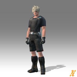 Rule 34 | 1boy, absurdres, belt, blonde hair, blue eyes, boots, gloves, hair over one eye, highres, huge filesize, male focus, nintendo, official art, phog christoph, shorts, solo, xenoblade chronicles (series), xenoblade chronicles x