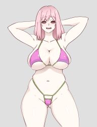 Rule 34 | 1girl, breasts, dead or alive, highres, honoka (doa), large breasts, pink hair, smile, solo