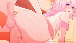 Rule 34 | 2boys, all fours, anal, animated, animated gif, ass, astolfo (fate), blush, crossdressing, doggystyle, fate/grand order, fate (series), genderswap, genderswap (ftm), highres, kantai collection, long hair, male focus, male penetrated, multiple boys, penis, pink hair, purple eyes, sex, sex from behind, shimakaze-kun, shimakaze (kancolle), shimakaze (kantai collection), striped legwear, testicles, theobrobine, thighhighs, trap, trap on trap, uncensored, yaoi