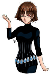 Rule 34 | 10s, 1girl, atlus, braid, brown hair, catherine (game), company connection, cosplay, crown braid, glasses, katherine mcbride, katherine mcbride (cosplay), kitsune23star, looking at viewer, niijima makoto, persona, persona 5, short hair, solo, upper body