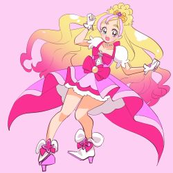 Rule 34 | go! princess precure, pink background, precure, simple background, tagme