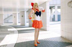 Rule 34 | aino minako, bishoujo senshi sailor moon, blonde hair, cosplay, mizuhara arisa, photo (medium), sailor venus