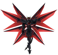 Rule 34 | 1boy, armor, armored boots, black armor, boots, claws, corruption, dark persona, energy wings, full armor, full body, gauntlets, helmet, high school dxd, horns, hyoudou issei, large wings, mechanical wings, multiple wings, red eyes, shoulder armor, shoulder pads, single horn, standing, tail, wings, yxyyxy