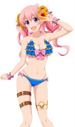 Rule 34 | 1girl, breasts, highres, ishida seito, large breasts, pink hair, princess connect!, swimsuit, tagme, tsumugi (princess connect!), twintails