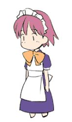 Rule 34 | algorithm march, animated, animated gif, chikoi, lowres, maid, pink hair, pythagoras switch, short hair, solo