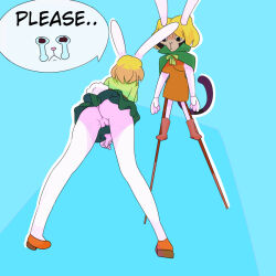 Rule 34 | ass, carrot (one piece), cleft of venus, furry, furry female, one piece, rabbit ears, white fur