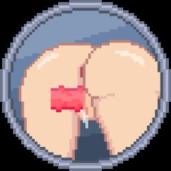 Rule 34 | 1girl, animated, animated gif, ass, dildo, framed, lowres, object insertion, pixel art, sex toy, vaginal, vaginal object insertion