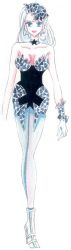 Rule 34 | 1990s (style), bishoujo senshi sailor moon, bishoujo senshi sailor moon s, blue eyes, blue hair, bodysuit, boots, bracer, choker, earrings, hat, jewelry, long image, tall image, viluy (sailor moon), witches 5