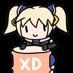 Rule 34 | &gt; &lt;, 1girl, :&gt;, :d, > <, animated, animated gif, banging, blonde hair, drum (container), drumming, gloves, hair ornament, highres, meme, mika returna, open mouth, short twintails, smile, twintails, under night in-birth, under night in-birth exe:late[st], waifu2x, xd