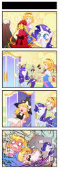Rule 34 | 1girl, 4koma, ^^^, alice margatroid, blonde hair, blow up doll, blue eyes, blush, blush stickers, braid, brown hair, character doll, comic, crossover, from behind, full-face blush, hairband, hat, hole in wall, horns, humor, hyakka ryouran samurai girls, kirisame marisa, long hair, my little pony, my little pony: friendship is magic, o o, purple hair, queen&#039;s blade, rarity (my little pony), rozen maiden, running, sex doll, shinku, single horn, suiseiseki, tears, touhou, very long hair, witch hat, xin yu hua yin, zxyon2008