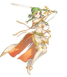 Rule 34 | 1girl, armor, elincia ridell crimea, fire emblem, fire emblem: path of radiance, fire emblem heroes, full body, highres, holding, holding sword, holding weapon, kippu, nintendo, official art, solo, sword, thighhighs, transparent background, weapon, white armor