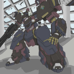 Rule 34 | armored core, from software, m1 bazooka, mecha, robot, rocket launcher, tagme, weapon