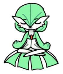 Rule 34 | 1girl, blush, bob cut, closed eyes, closed mouth, colored skin, creatures (company), expressionless, female focus, flat chest, floating, full body, game freak, gardevoir, gen 3 pokemon, green hair, green skin, hair between eyes, indian style, light blush, lotosu, lowres, meditation, multicolored skin, nintendo, pokemon, pokemon (creature), short hair, simple background, sitting, sketch, solo, straight-on, two-tone skin, white background, white skin