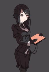 Rule 34 | armored core, armored core: for answer, black hair, clipboard, formal, from software, kazuoki, military operator