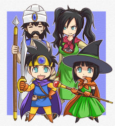 Rule 34 | 2boys, 2girls, black hair, blue eyes, brother and sister, chunsoft, circlet, cosplay, deborah (dq5), dragon quest, dragon quest iii, dragon quest v, enix, family, father and daughter, father and son, fighter (dq3), fighter (dq3) (cosplay), hat, hero&#039;s daughter (dq5), hero&#039;s son (dq5), hero (dq5), mage (dq3), mage (dq3) (cosplay), merchant (dq3), merchant (dq3) (cosplay), mole, mole under eye, mother and daughter, mother and son, multiple boys, multiple girls, roto (cosplay), roto (dq3), siblings, sword, tonda, turban, twins, twintails, wand, weapon, witch hat