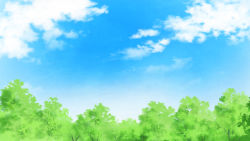 Rule 34 | blue sky, day, forest, hirota (masasiv3), nature, no humans, original, outdoors, scenery, sky, tree