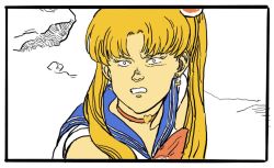 Rule 34 | 1girl, akira (manga), bishoujo senshi sailor moon, blonde hair, female focus, meme, otomo katsuhiro (style), sailor moon, sailor moon redraw challenge (meme), tagme, tora0820