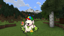 digimon digimon_(creature) dog hat meme realistic solo terriermon tongue tongue_out