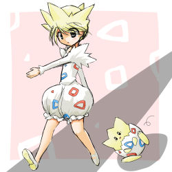 Rule 34 | blonde hair, blush, child, lowres, moemon, personification, pokemon, smile, togepi, trap