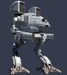 Rule 34 | 3d, arm cannon, battletech, commentary, concept art, energy cannon, english commentary, highres, machinery, mad cat (battletech), mecha, missile pod, no humans, radio antenna, realistic, robot, science fiction, solo, vertexnormal, walker (robot), weapon, window