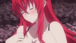 Rule 34 | 10s, 1girl, animated, anime screenshot, bouncing breasts, bra, breasts, female focus, high school dxd, highres, large breasts, long hair, nipples, red hair, rias gremory, solo, underwear, undressing, video