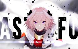Rule 34 | 1boy, absurdres, astolfo (fate), black bow, black shirt, blurry, blush, bow, buckle, character name, cloak, closed mouth, commentary, debris, depth of field, elbow gloves, emblem, fate/apocrypha, fate (series), from above, fur-trimmed cloak, fur collar, fur trim, gloves, gorget, hair bow, hair intakes, highres, lips, long hair, long sleeves, looking at viewer, looking up, male focus, multicolored hair, pink hair, purple eyes, shirt, smile, solo, streaked hair, trap, tsurime, turtleneck, two-tone hair, upper body, white cloak, white gloves, white hair